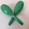 Colorful plastic maracas percussion shakers for music and rhythm practice